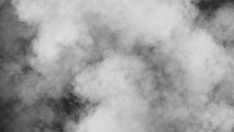 تصویر PNG مجموعه ابر و دود سفید شفاف