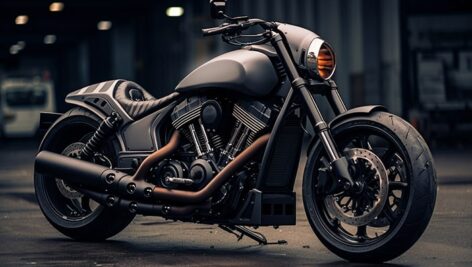 تصویر پس زمینه موتور سیکلت با طراحی مدرن
