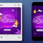 فایل لایه باز بنر پست و استوری تخفیف ماه مبارک رمضان