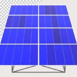 تصویر PNG تصویرسازی پنل خورشیدی