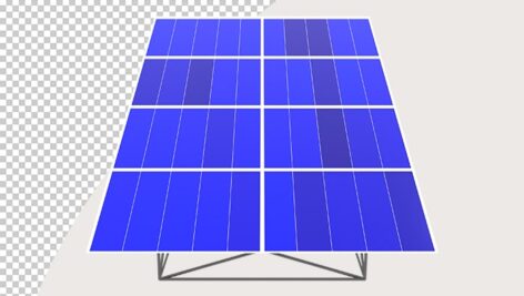 تصویر PNG تصویرسازی پنل خورشیدی