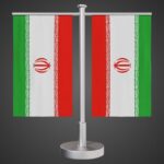 تصویر PNG طرح رومیزی پرچم ایران