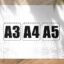 فایل لایه باز موکاپ برگه و کاغذ افقی سایز A4 , A5 , A3