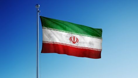فایل لایه باز موکاپ پرچم در آسمان