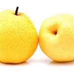 تصویر پس زمینه میوه گلابی چینی