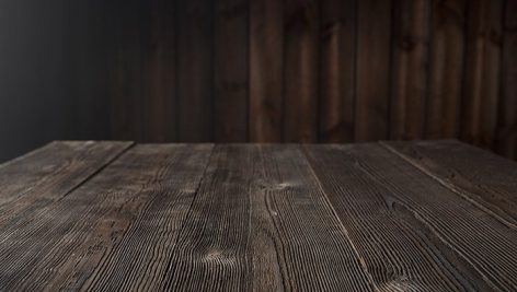 تصویر میز چوبی طرح تیره