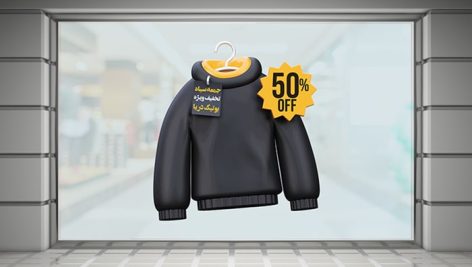 black friday 3d boutique banner lable 200 200 cm Top