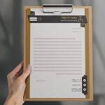 فایل لایه باز سربرگ وکیل و دفتر وکالت