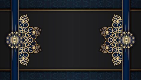 luxury background with mandala ornament Top