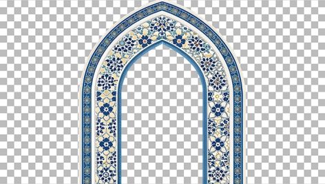 تصویر PNG طاق تذهیب و اسلیمی