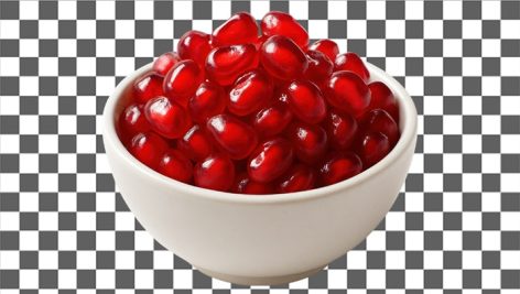 تصویر PNG ظرف و کاسه انار شب یلدا
