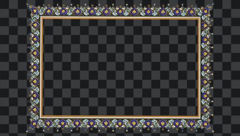 تصویر PNG قاب اسلیمی و فریم
