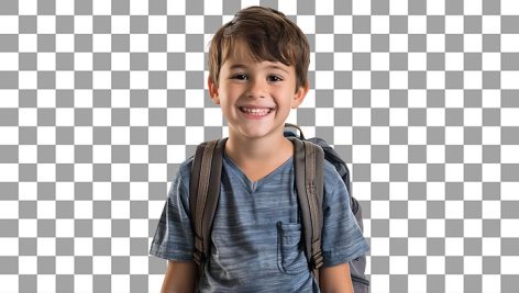 تصویر PNG دانش آموز پسر