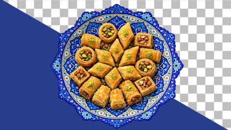 تصویر PNG باقلوا