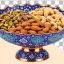 دانلود PNG دوربری ظرف آجیل خوری میناکاری و سنتی | بدون پس‌ زمینه