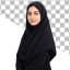 دانلود تصویر PNG دوربری دختر جوان ایرانی محجبه با مقنعه | بدون پس‌ زمینه