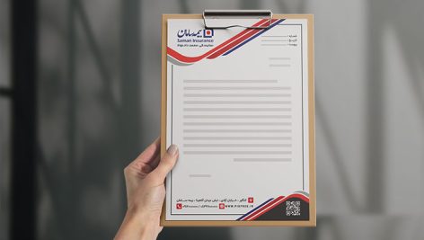 دانلود طرح لایه باز سربرگ بیمه سامان | فایل PSD اداری و قابل ویرایش 3 دانلود طرح لایه باز سربرگ بیمه سامان | فایل PSD اداری و قابل ویرایش