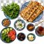 عکس PNG سفره صبحانه سنتی ایرانی دوربری شده با کیفیت بالا
