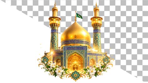 دانلود طرح گنبد و حرم حضرت زینب با گل آرایی و کتیبه اسلیمی دوربری شده PNG 7 دانلود طرح دوربری گنبد و بارگاه حرم حضرت زینب PNG | تصویر با کیفیت حرم